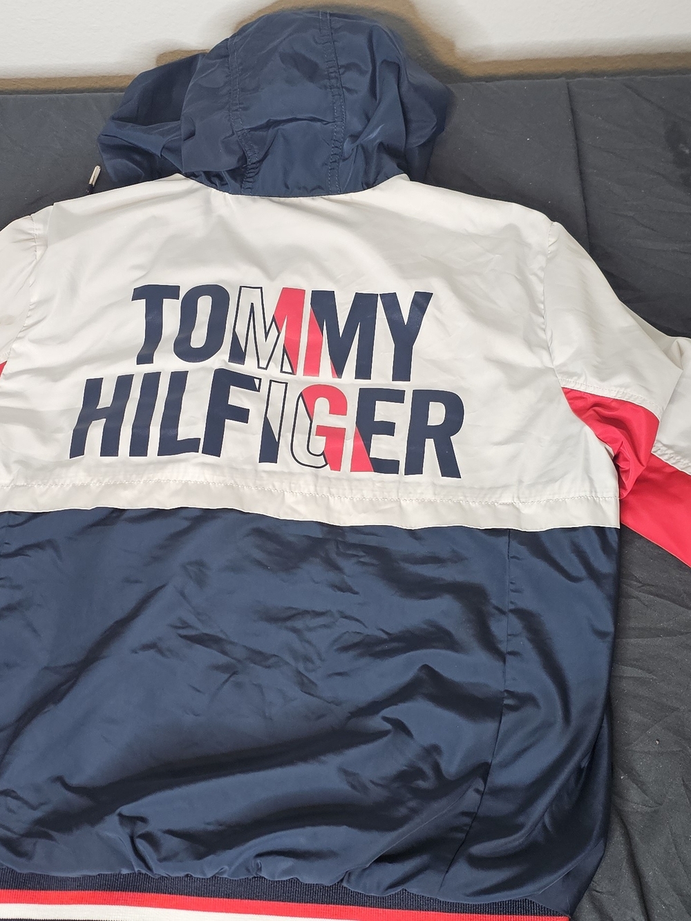 Tommy Hilfiger Colorblock Windbreaker Jacket - Navy/White/Red